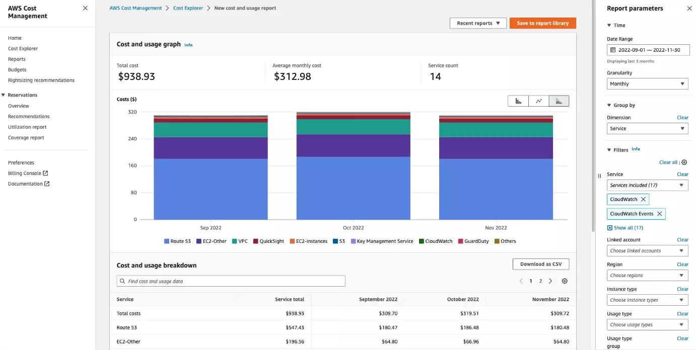 aws cost explorer