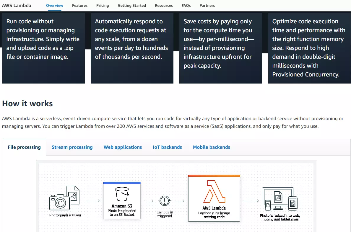 aws lambda