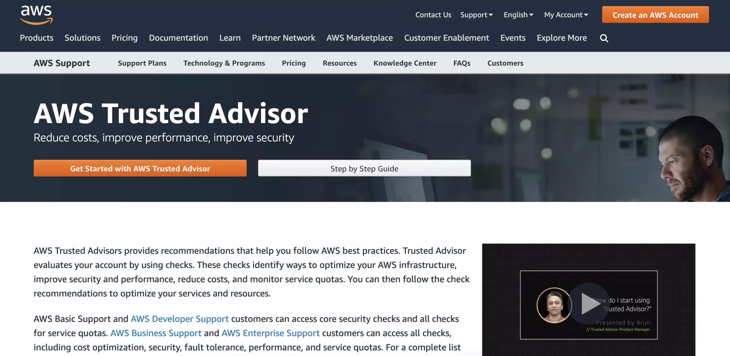 AWS Trusted Advisor