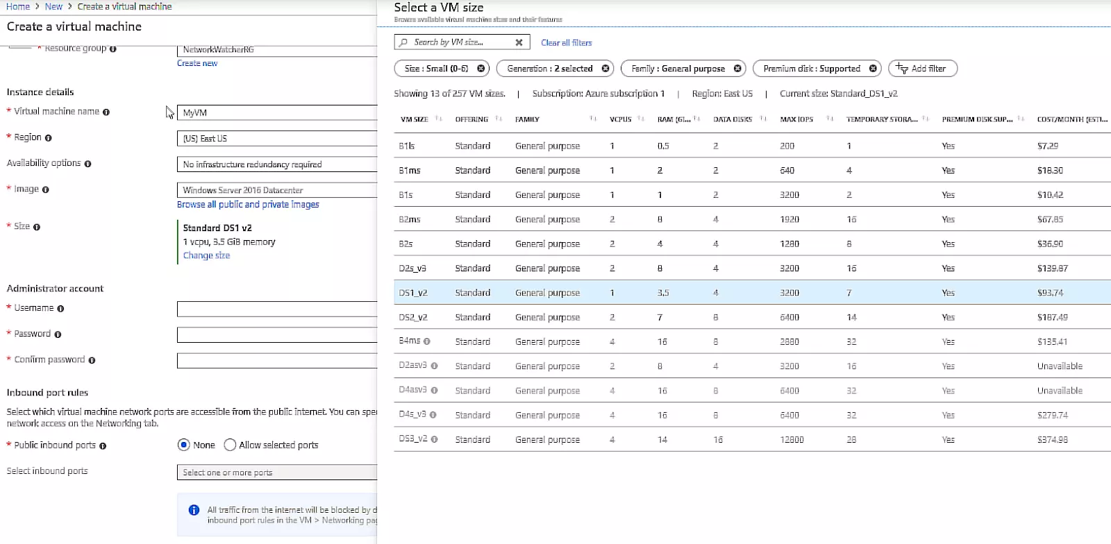 azure pricing calculator