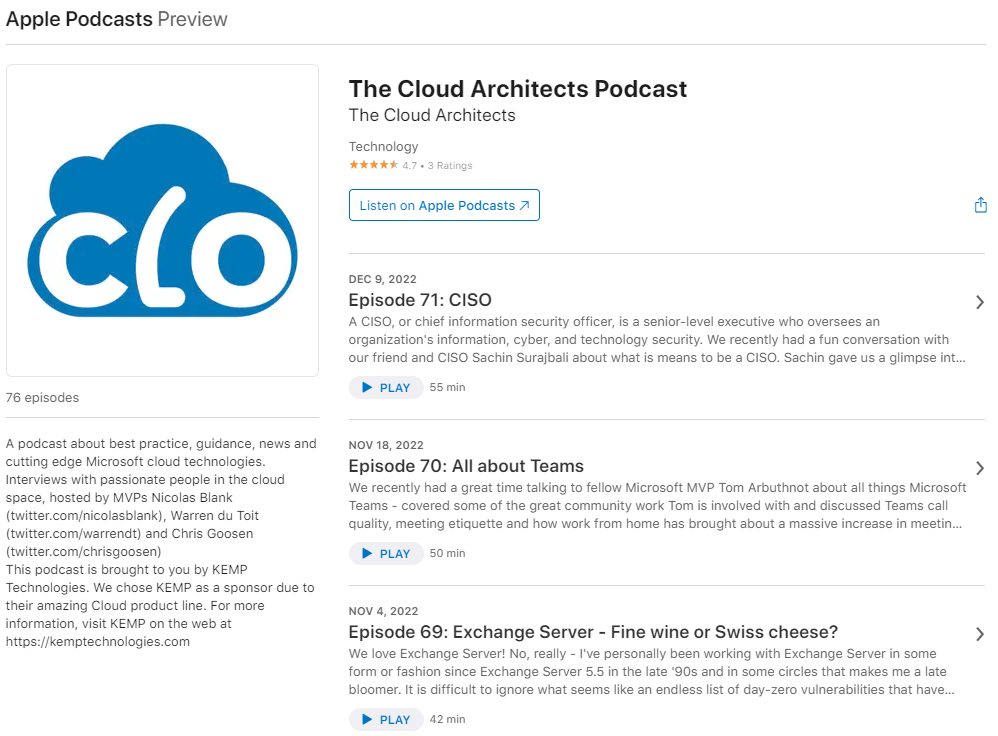 Cloud Architects Podcast