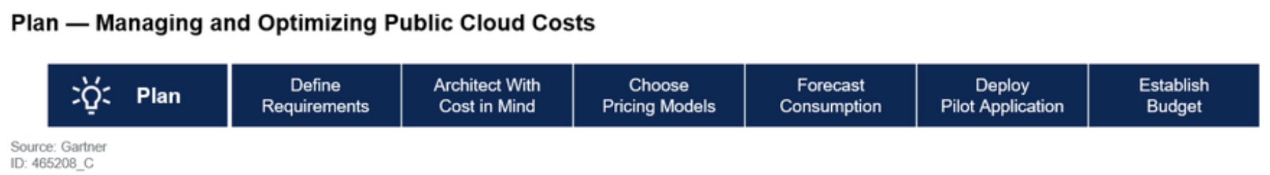 Gartner Managing and Optimizing Public Cloud Costs Plan