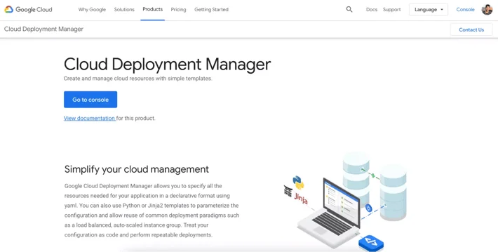 cloud deployment manager
