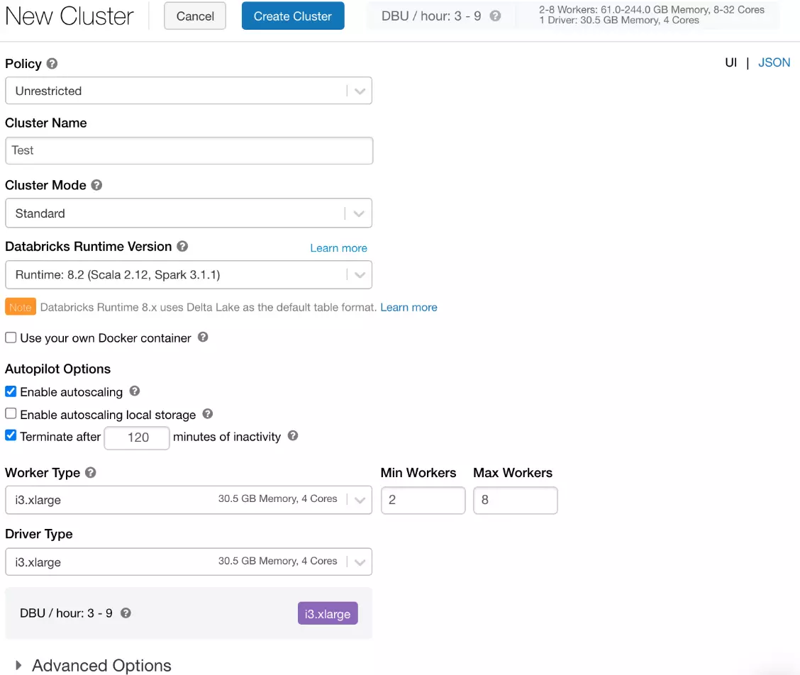 Databricks auto-terminate feature