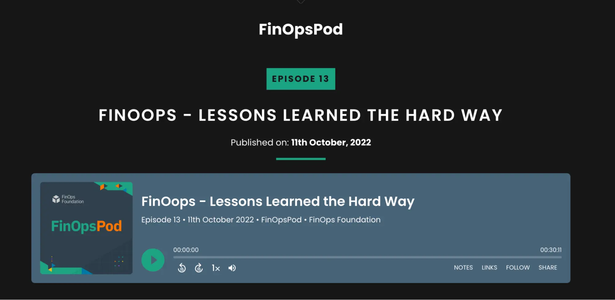 FinOpsPod finops resource