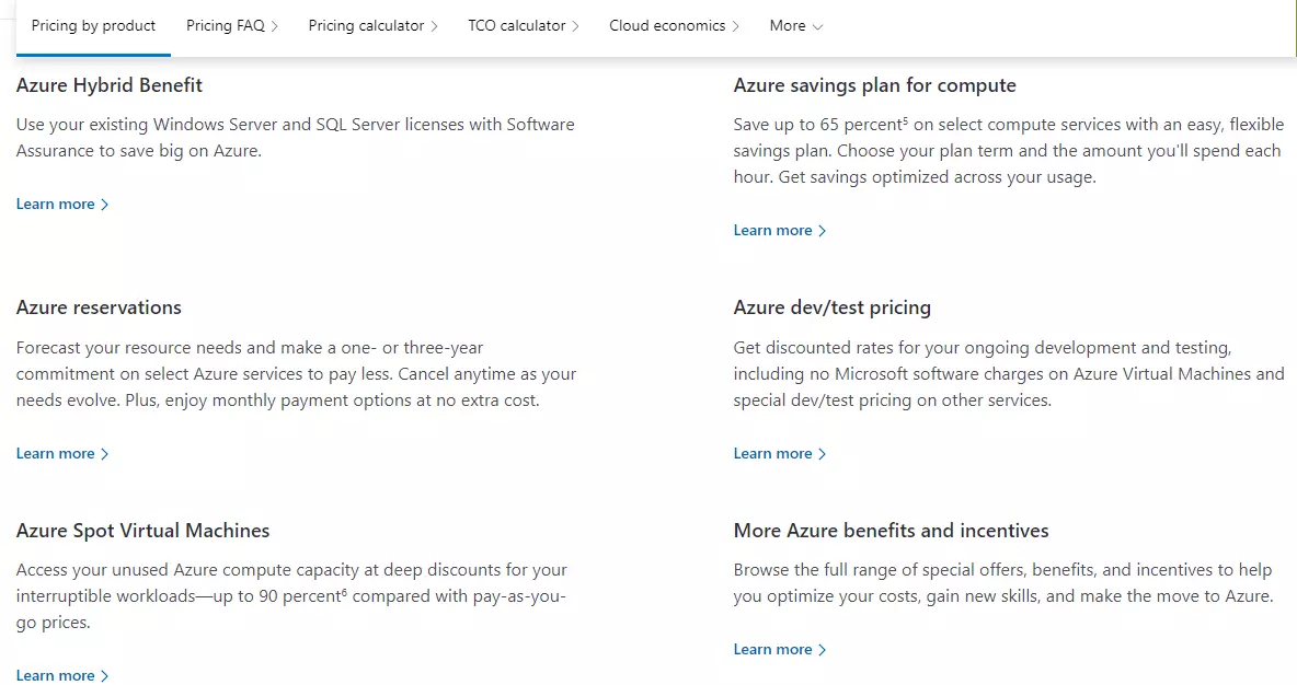 How Azure pricing works