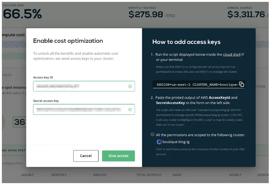 Kubernetes Cost Optimization in Cast.ai