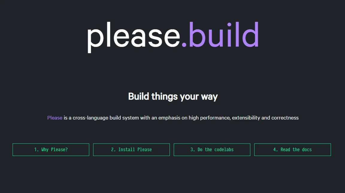 please.build