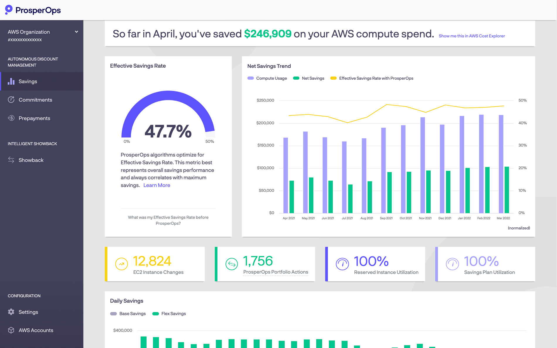 ProsperOps Dashboard