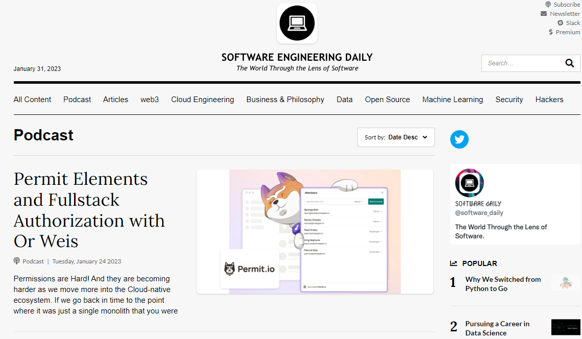 Software Engineering Daily Podcast