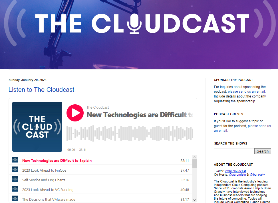 The CloudCast