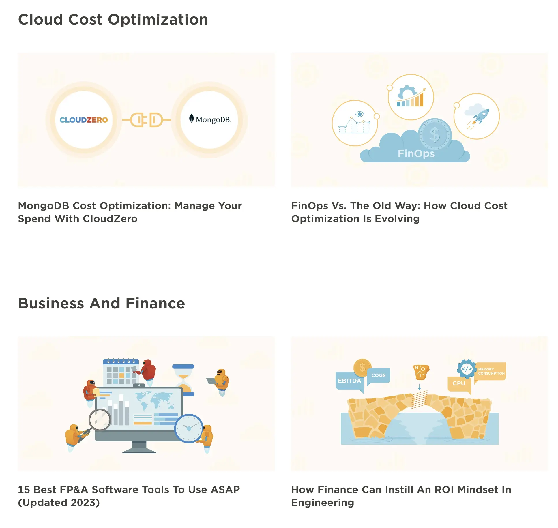 The CloudZero Blog finops resource