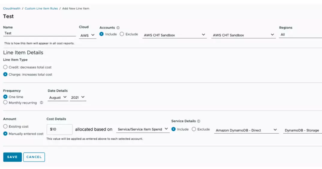 VMware Aria Cost By Cloud Health