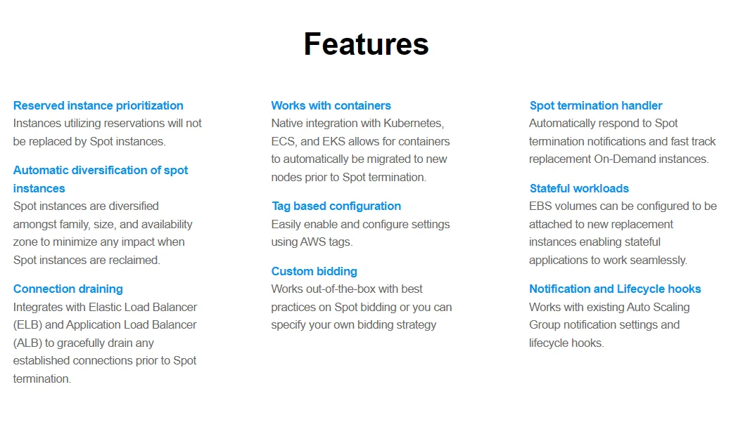 Xosphere features