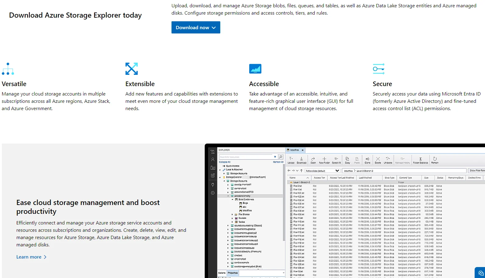 Azure Storage Explorer