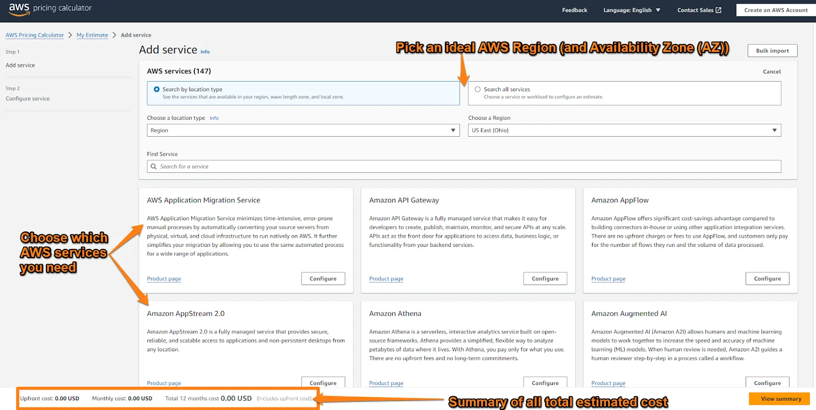 AWS Pricing Calculator