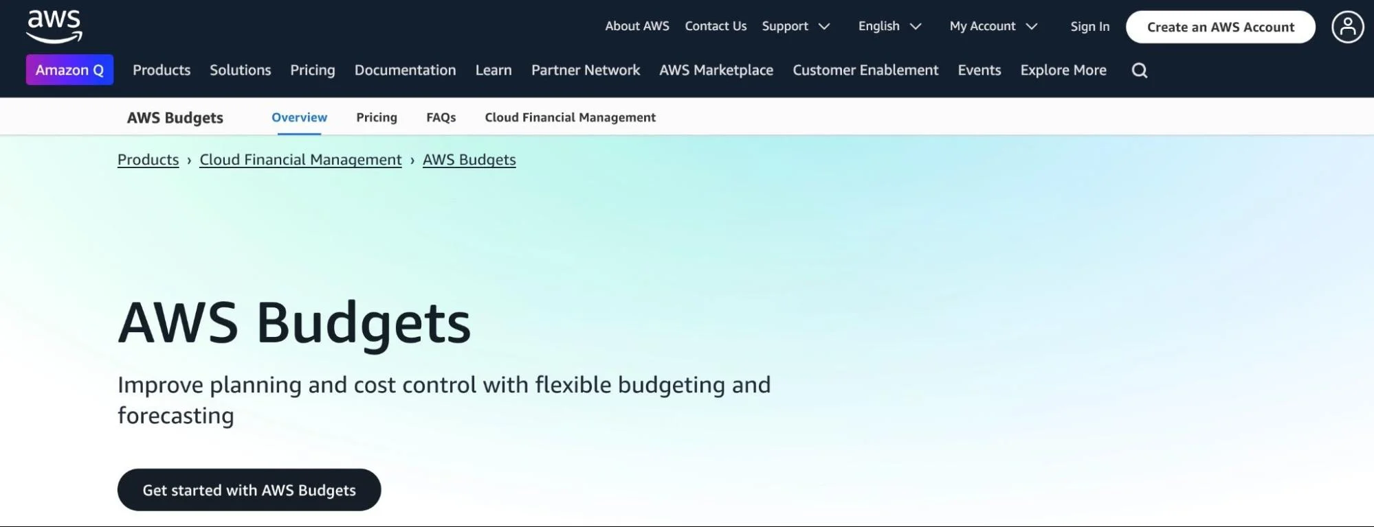 AWS Budgets