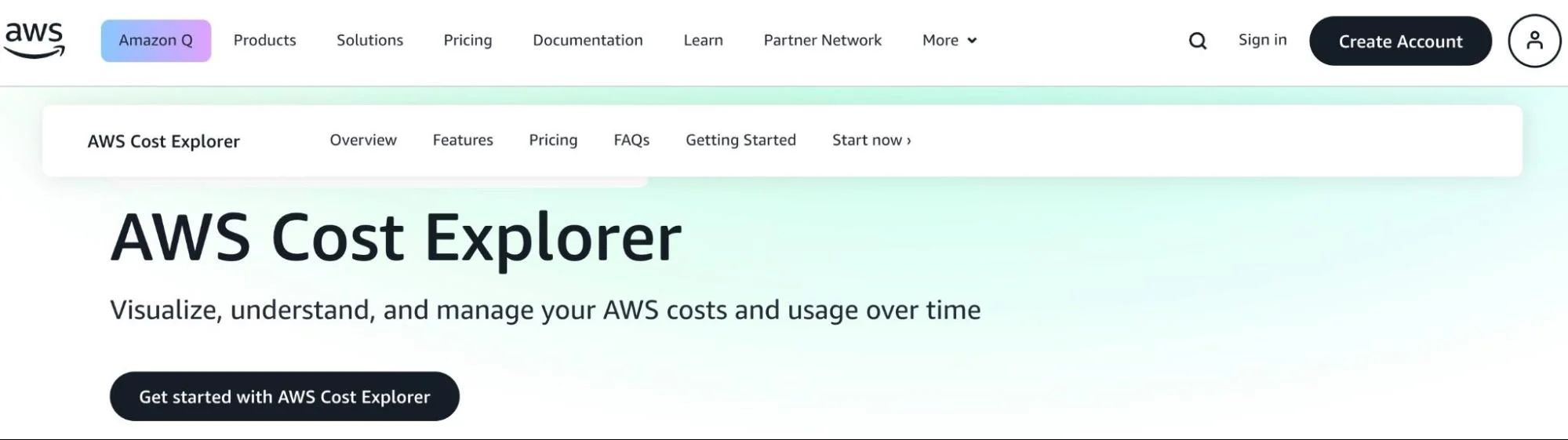 AWS Cost Explorer