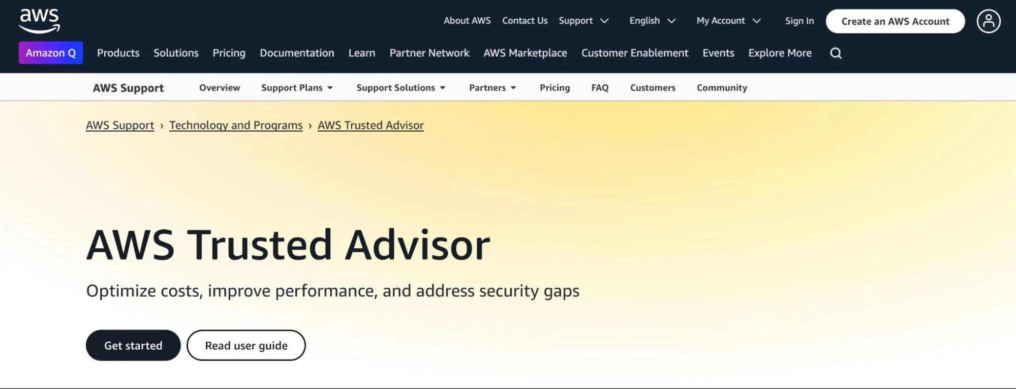 AWS Trusted Advisor