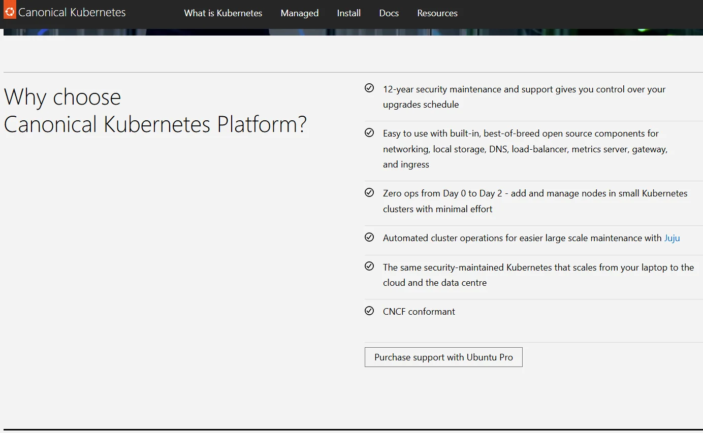 Canonical Kubernetes