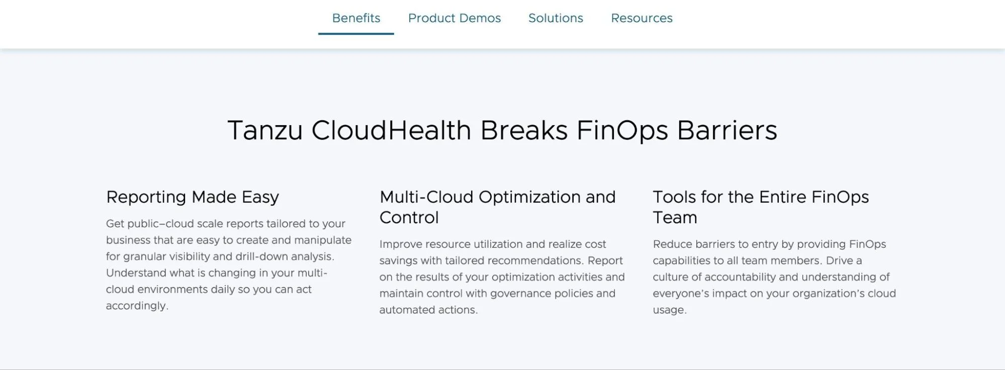 Tanzu CloudHealth