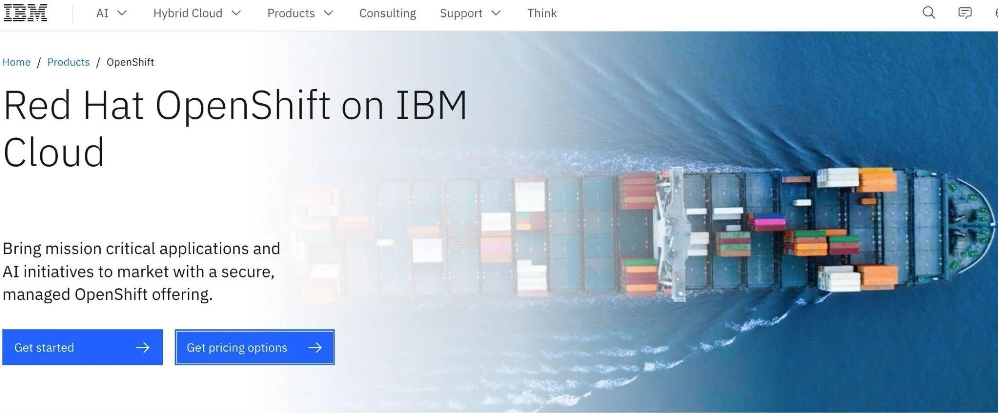 Red Hat OpenShift on IBM Cloud
