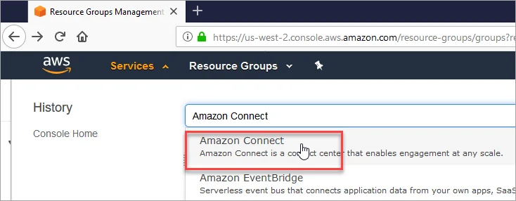 AWS Amazon Connect