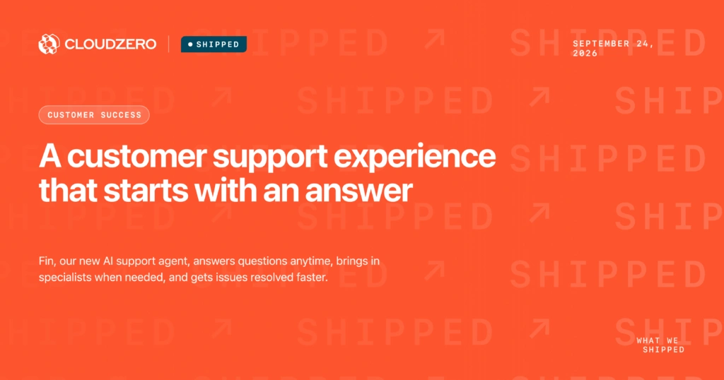 Shipped: A customer support experience that starts with an answer