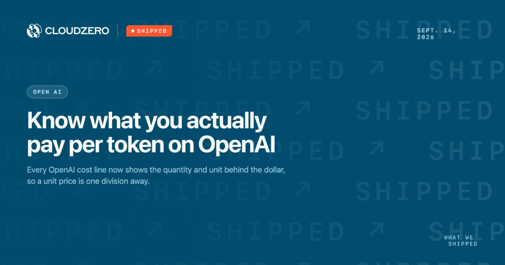 Shipped: Know what you actually pay per token on OpenAI
