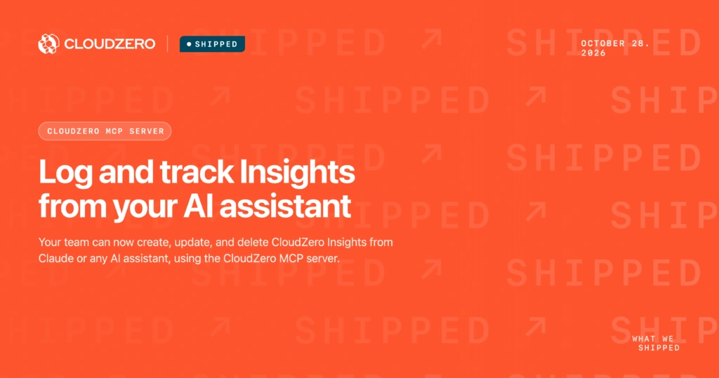 Ask your AI assistant to log, update, and resolve CloudZero Insights through the CloudZero MCP server
